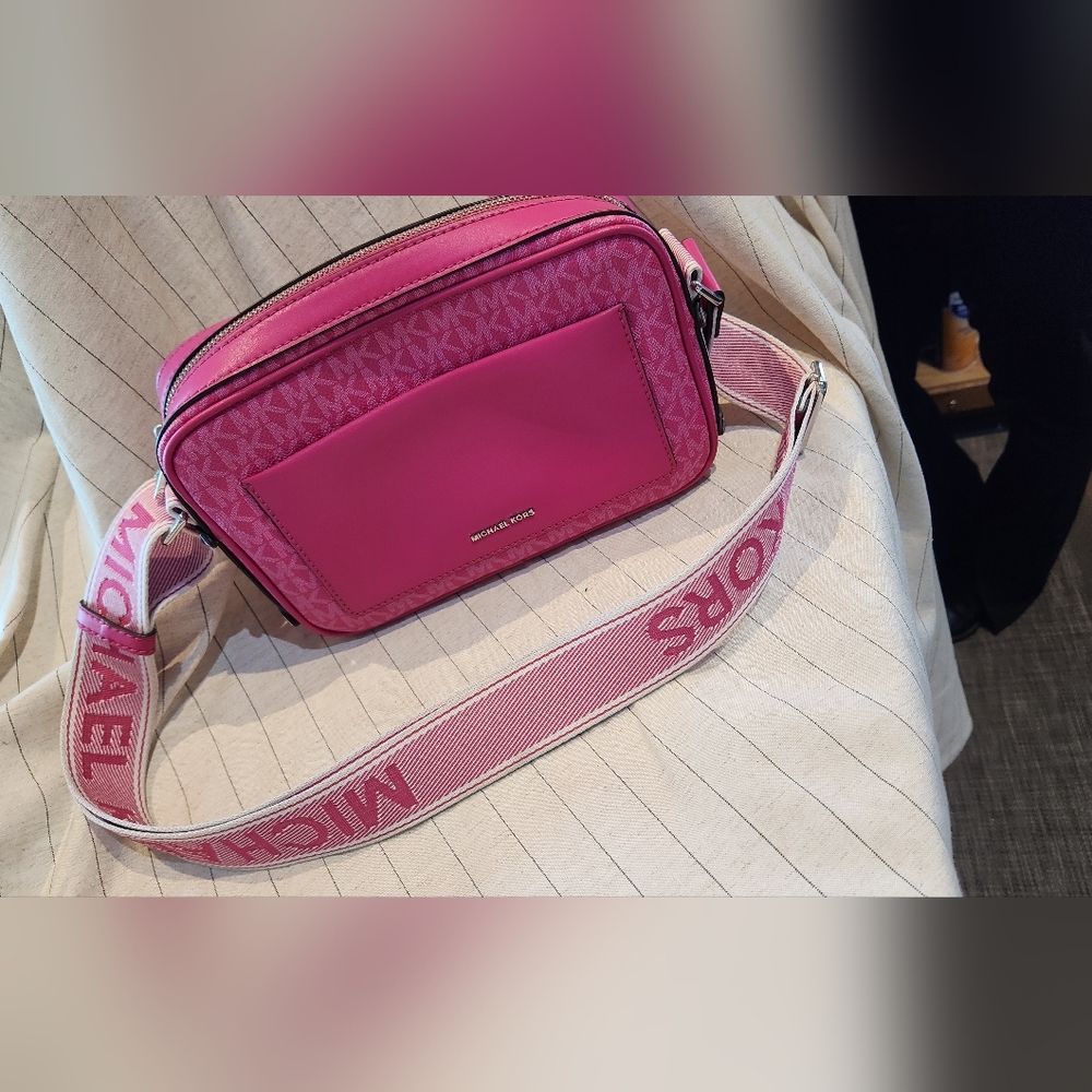 Michael Kors Hot Pink "Maeve" Purse